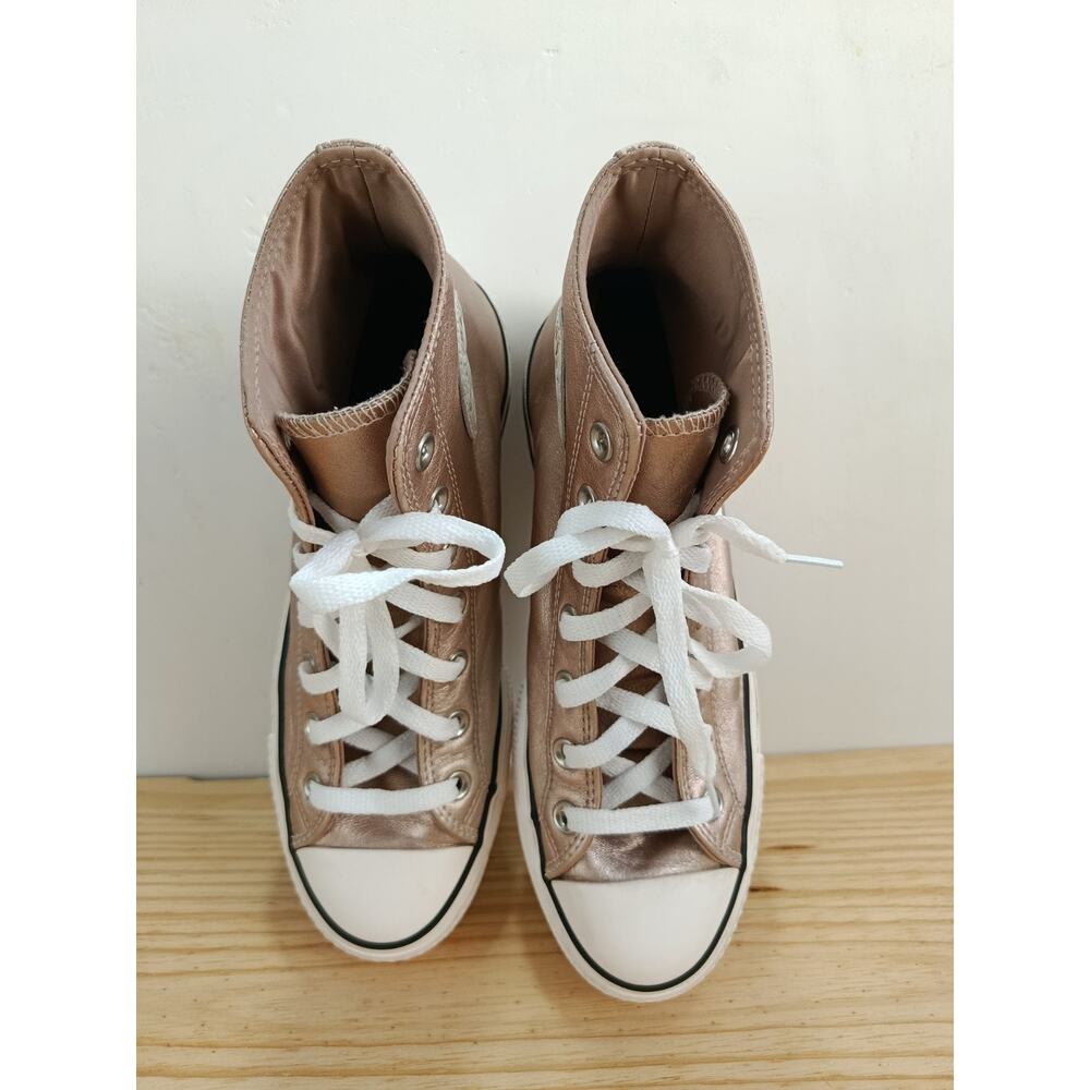 Converse All Star Chuck Taylor Rose Gold/White Women 8 Casual Sneaker - Picture 8 of 11